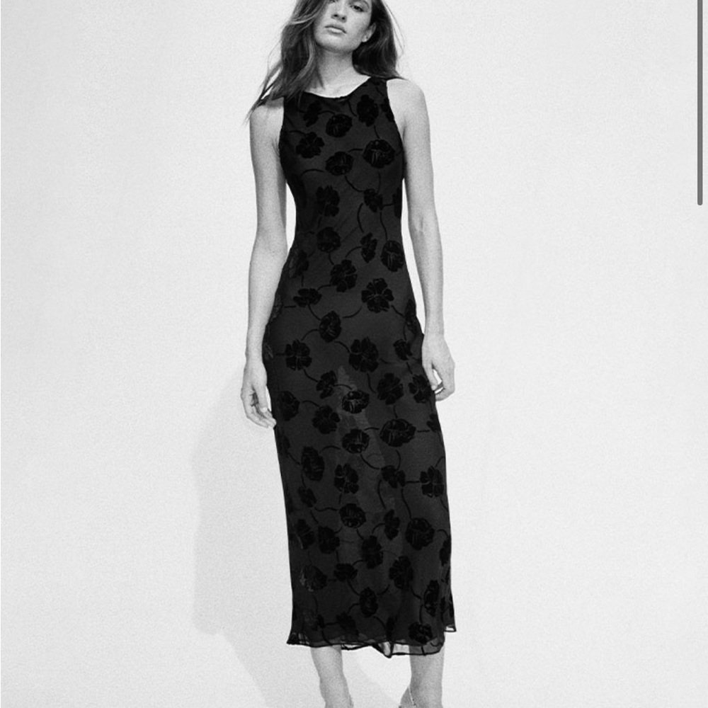 Realisation Par Carla Black Floral Dress XS BNWT